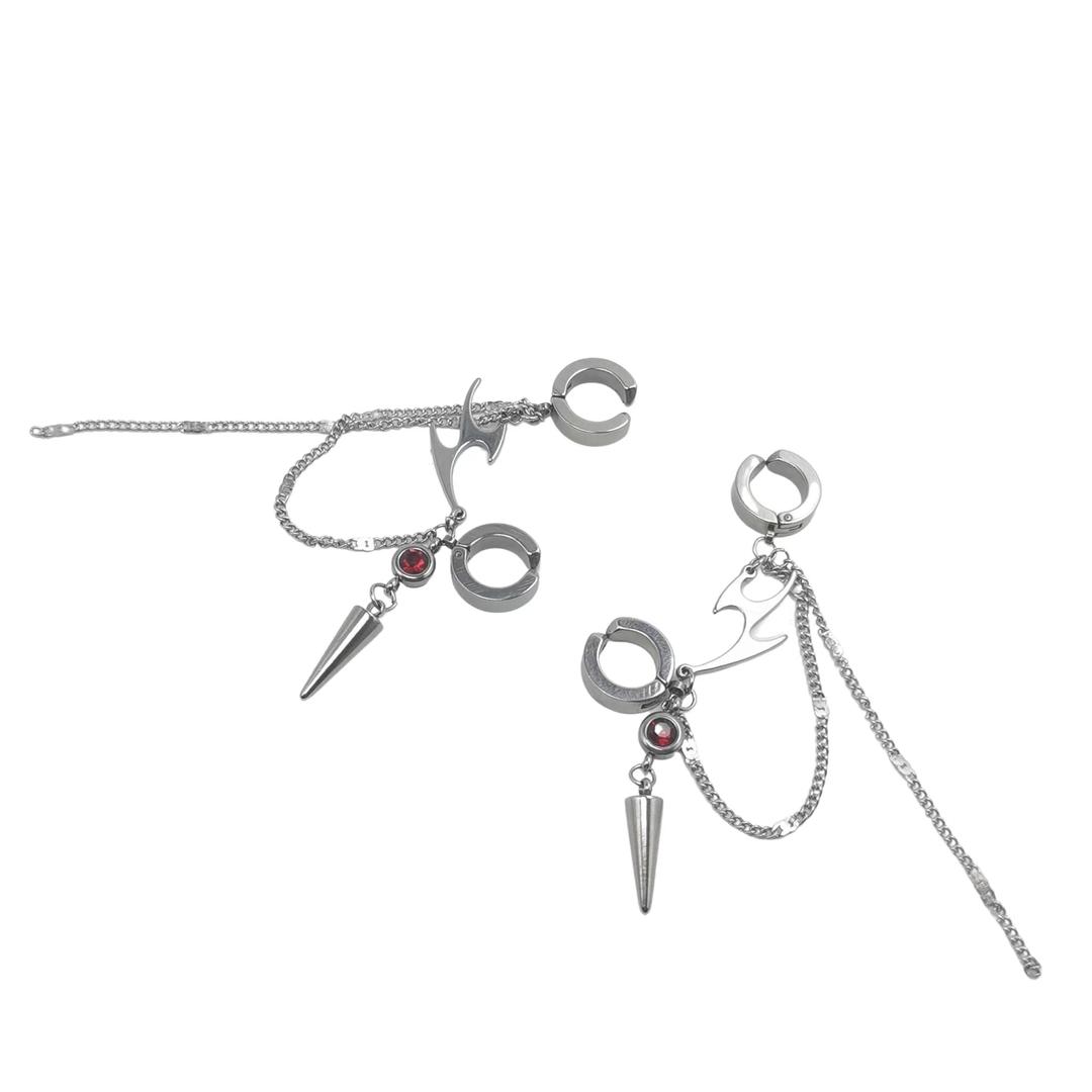 Fervooor Spider Killer earrings set - Ear clip