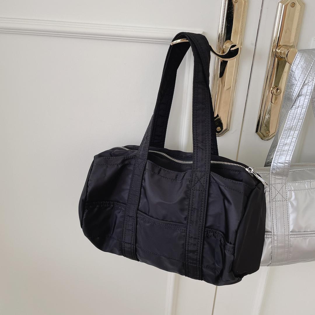 [무배]미니 원형 나일론 보스턴 백 여행 운동 가방