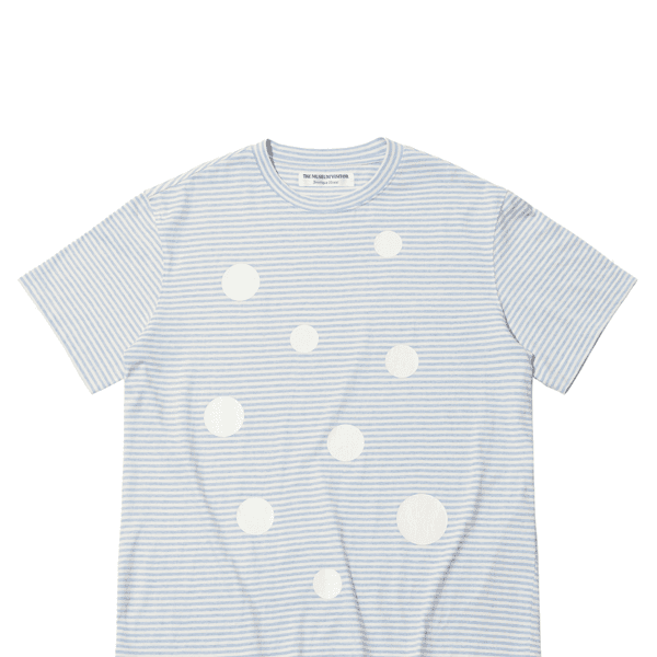 GLOSSY BUBBLE T-SHIRT (STRIPE)
