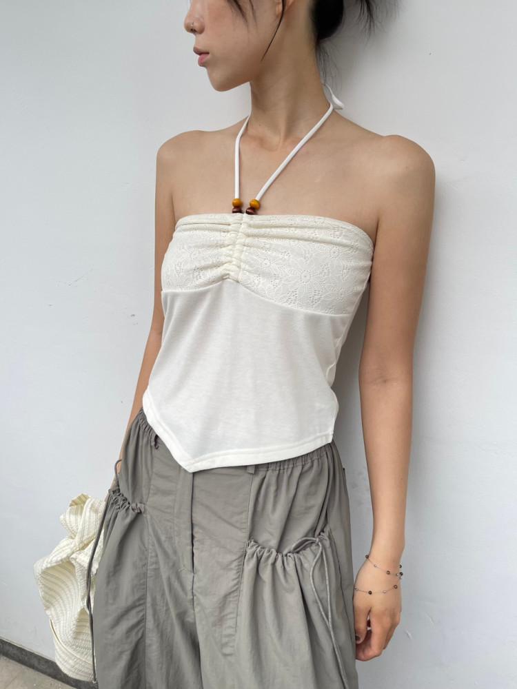빈티지홀터나시탑 비즈홀터나시 레이스나시탑 에스닉나시