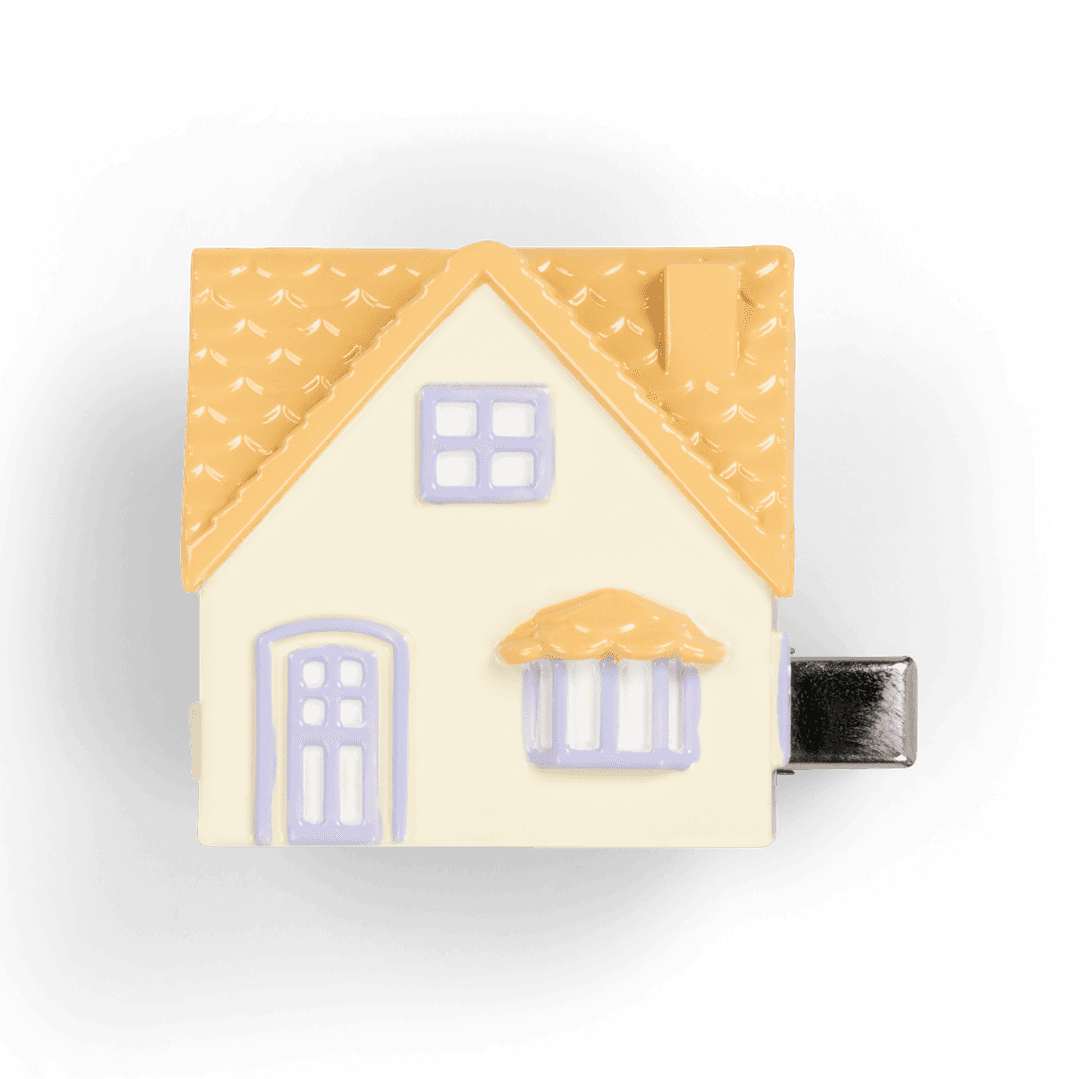 DOLL HOUSE HAIR CLIP - ORANGE - ONE SIZE