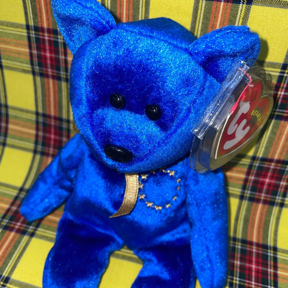 빈티지 TY 베어 Beanie Babies  22cm - UNITY the Bear