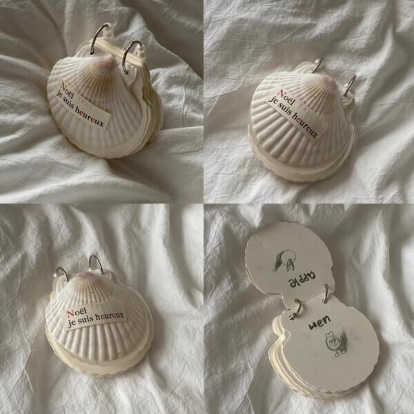 Natural Shell Handmade Note