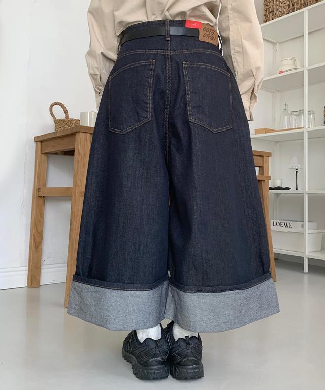 러브앤드팝 [OOTJ]논페이드 롤업 팬츠