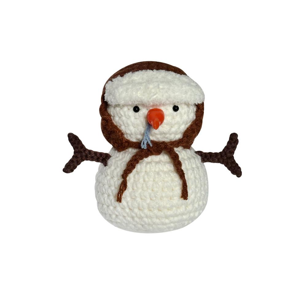 코찔찔 군밤장수 눈사람 키링_갈색