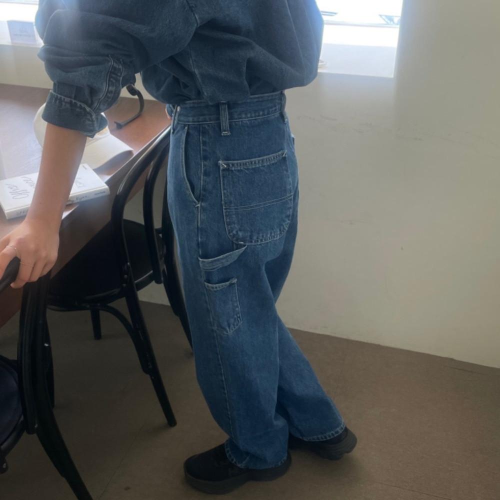 플라넬 워커 팬츠 워크데님