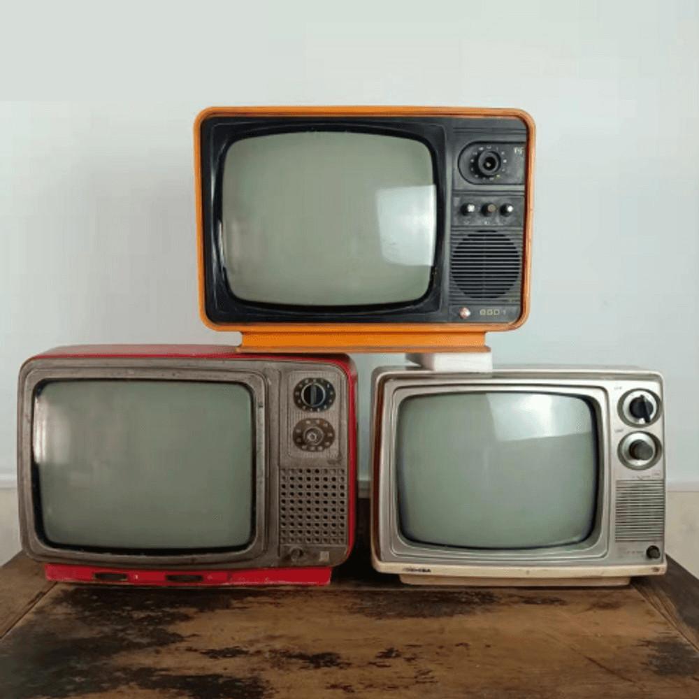 옛날 TV 빈티지 티비 레트로 텔레비전 소품 아날로그