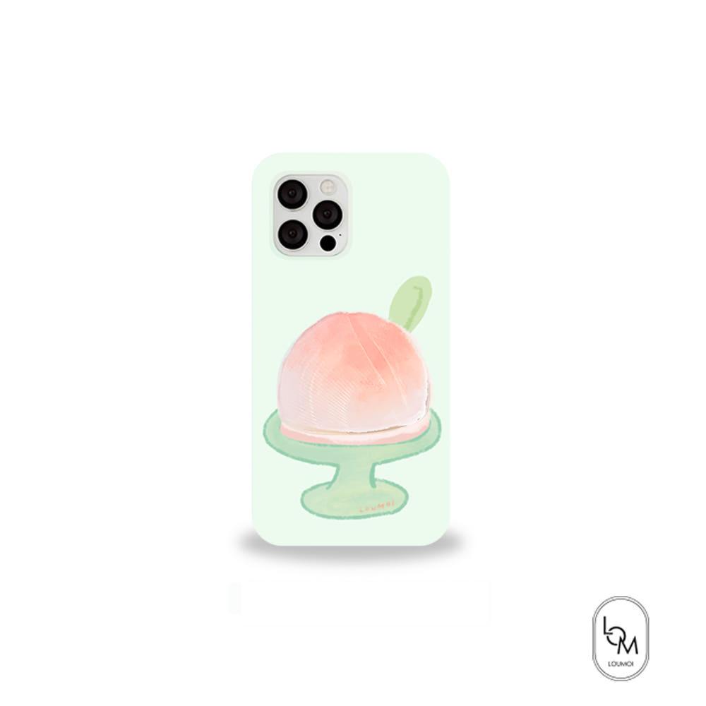 [SET] Drink series : Peach bingsu 하드유광 빙수톡 iPhone 12프로
