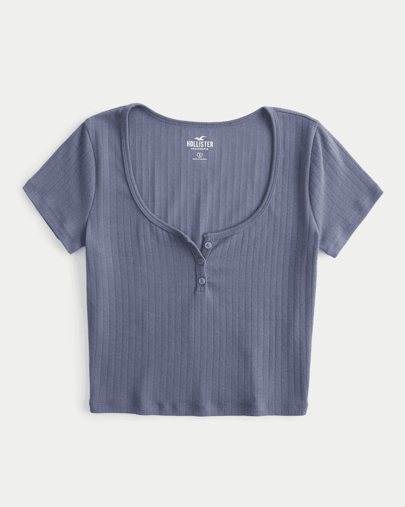 Henley Baby Tee