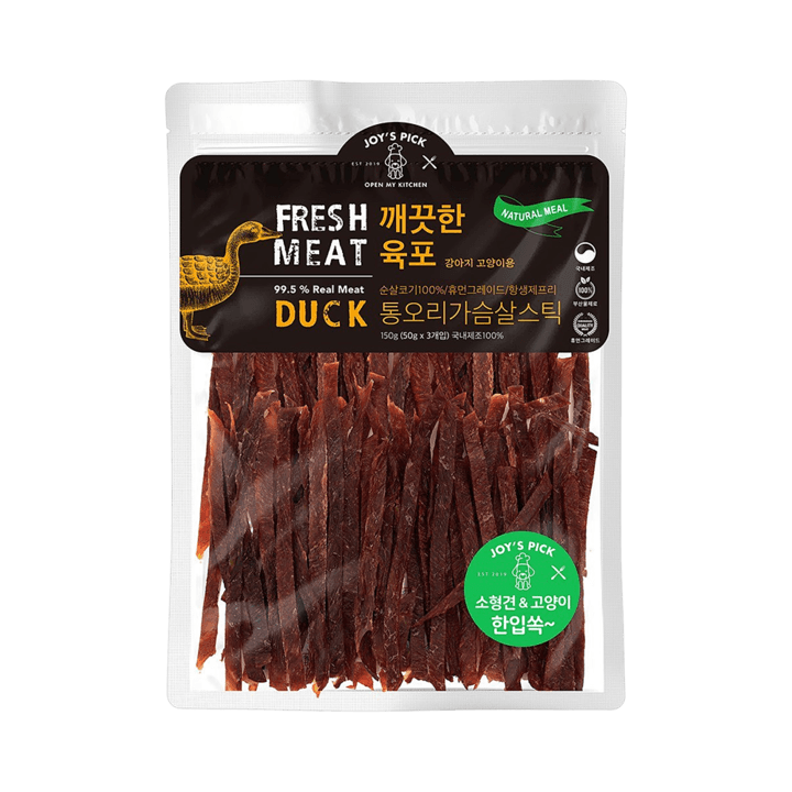 오래오래프로젝트 깨끗한 육포 오리 스틱 150g