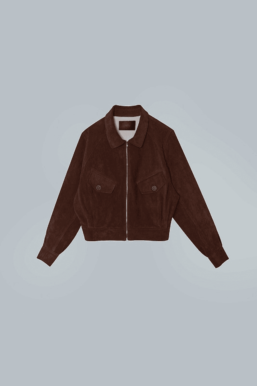 G32 스웨이드 블루종 점퍼_브라운