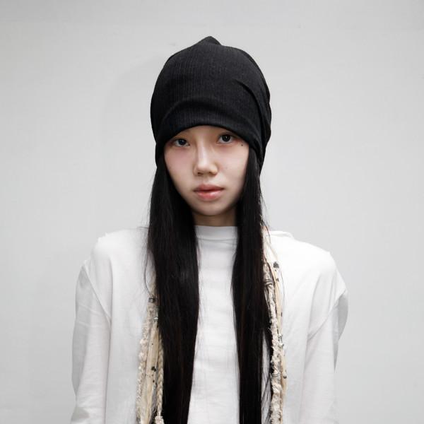 [PRE-ORDER] BRAIDED HAIR KEYRING BEANIE, BLACK