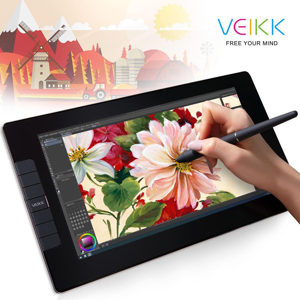 VEIKK 24년형 12인치 액정타블렛 VK1200 삼성폰 Dex 연결