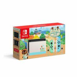 [닌텐도 스위치] HAD 본체 모여봐요 동물의 숲 에디션 + 동물의숲  휴대용 케이스