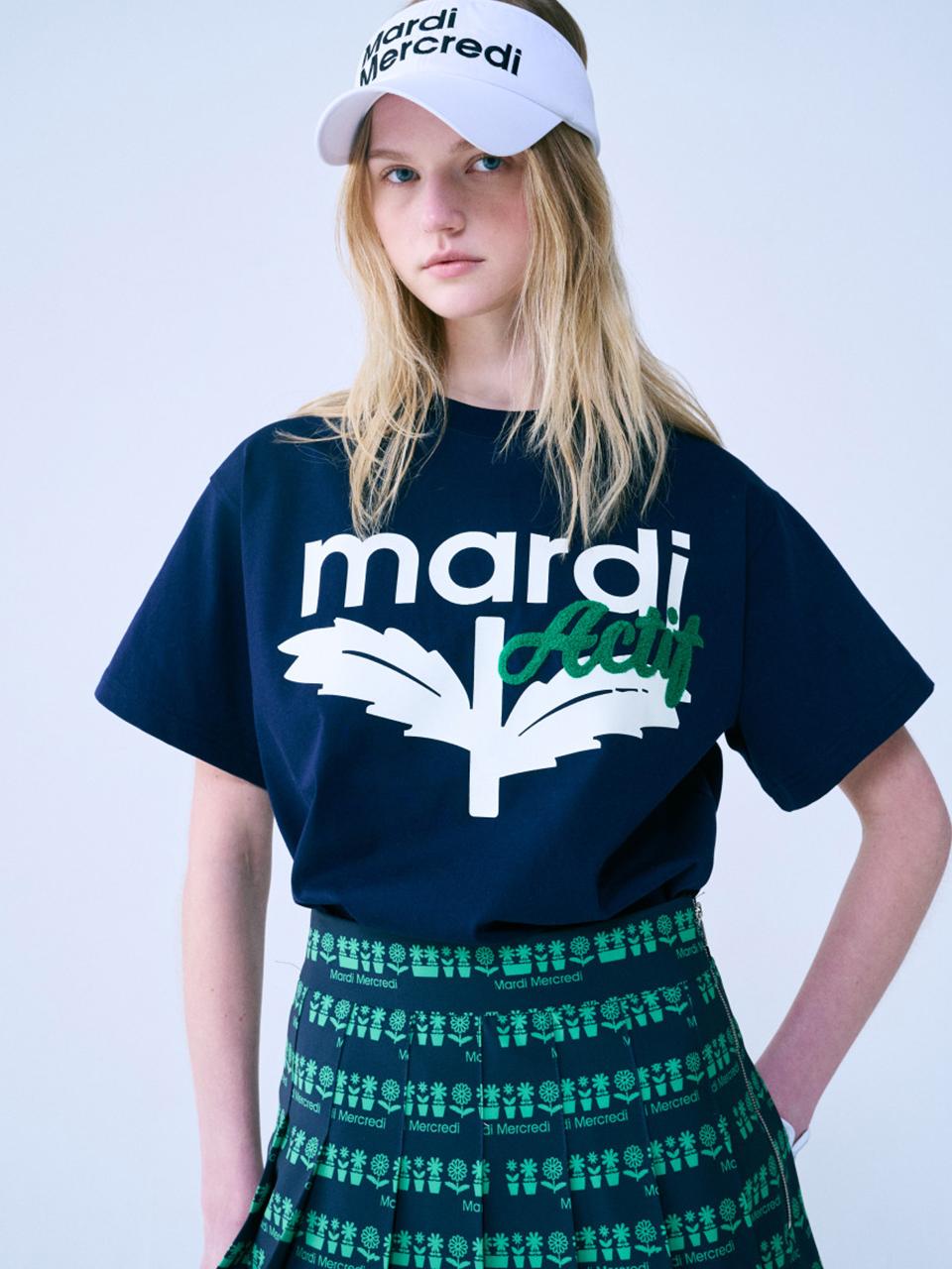 [ACTIF] T-SHIRT ACTIF BLOOMMARDI_NAVY GREEN