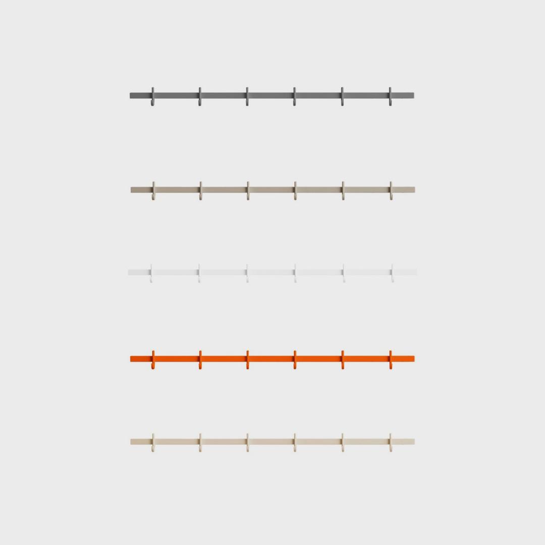 [STRING FURNITURE] Relief Hook rail medium 5colors