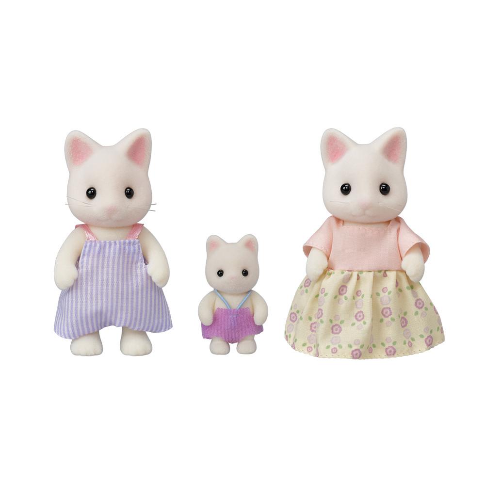 [토이트론] 5373-꽃무늬 고양이 가족