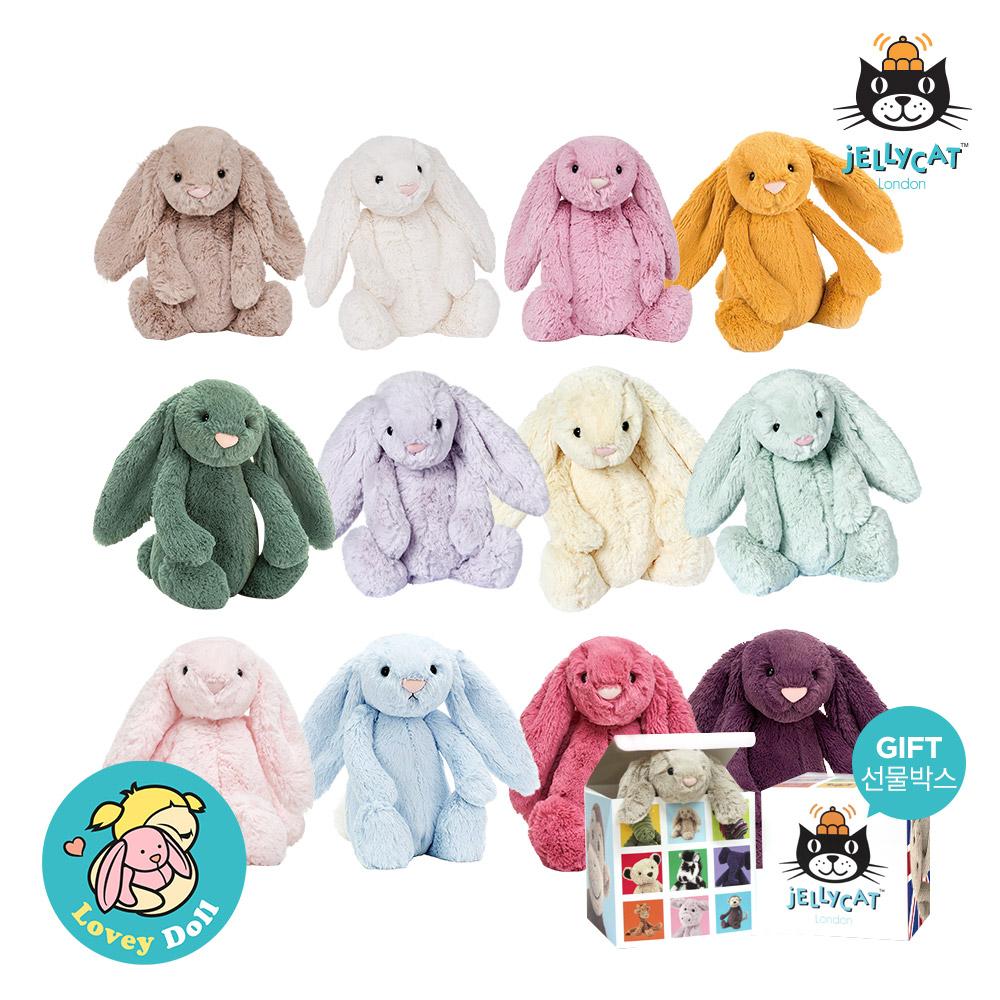 버니M_디자인선택+GIFT BOX /애착인형/동물인형/실내완구/조카선물/돌선물