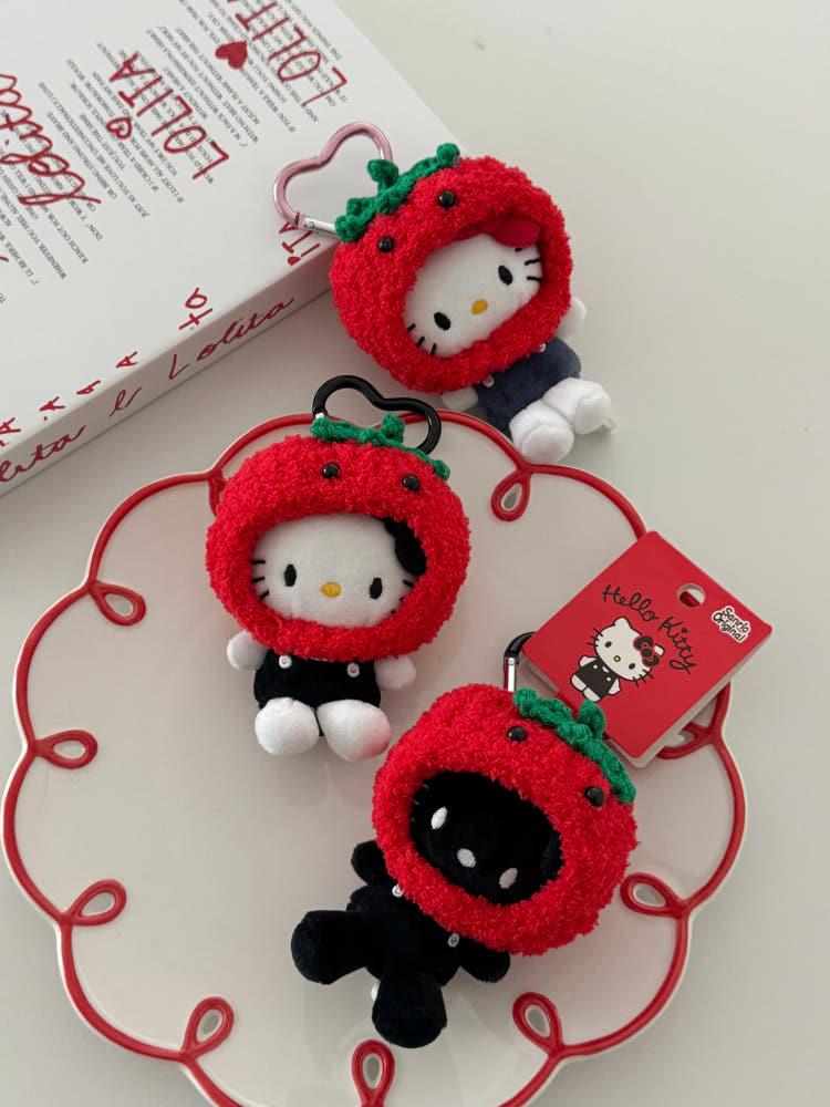 하트고리 토마토 키티키링 (3type) 고고걸 키티인형 키홀더 가방꾸미기 백참