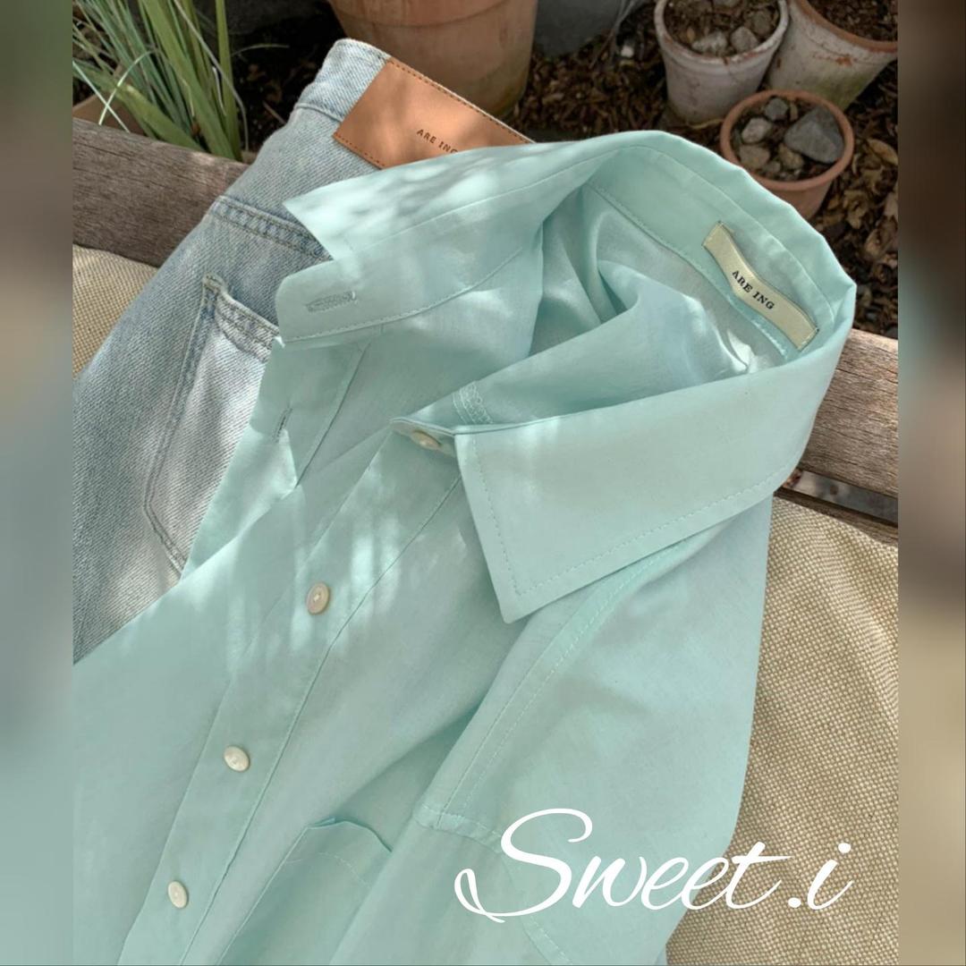 스윗아이 [당일] 아잉 크러쉬셔츠 린넨 아사 여름 셔츠 남방 7col areing