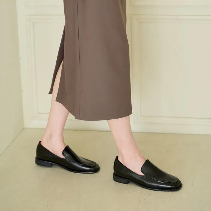 [3/18 순차출고] 루 스퀘어 로퍼 black