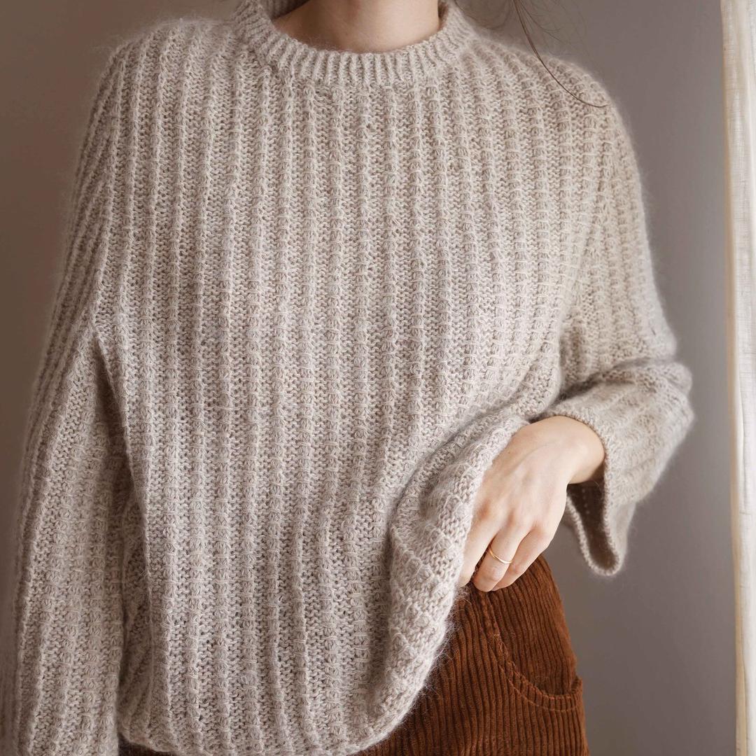 Britta sweater English PDF pattern — GREGORIA FIBERS