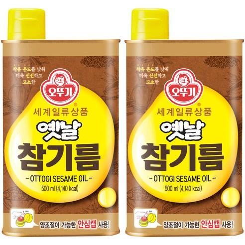오뚜기옛날 참기름, 500ml, 2개 - 참기름 | 쿠팡