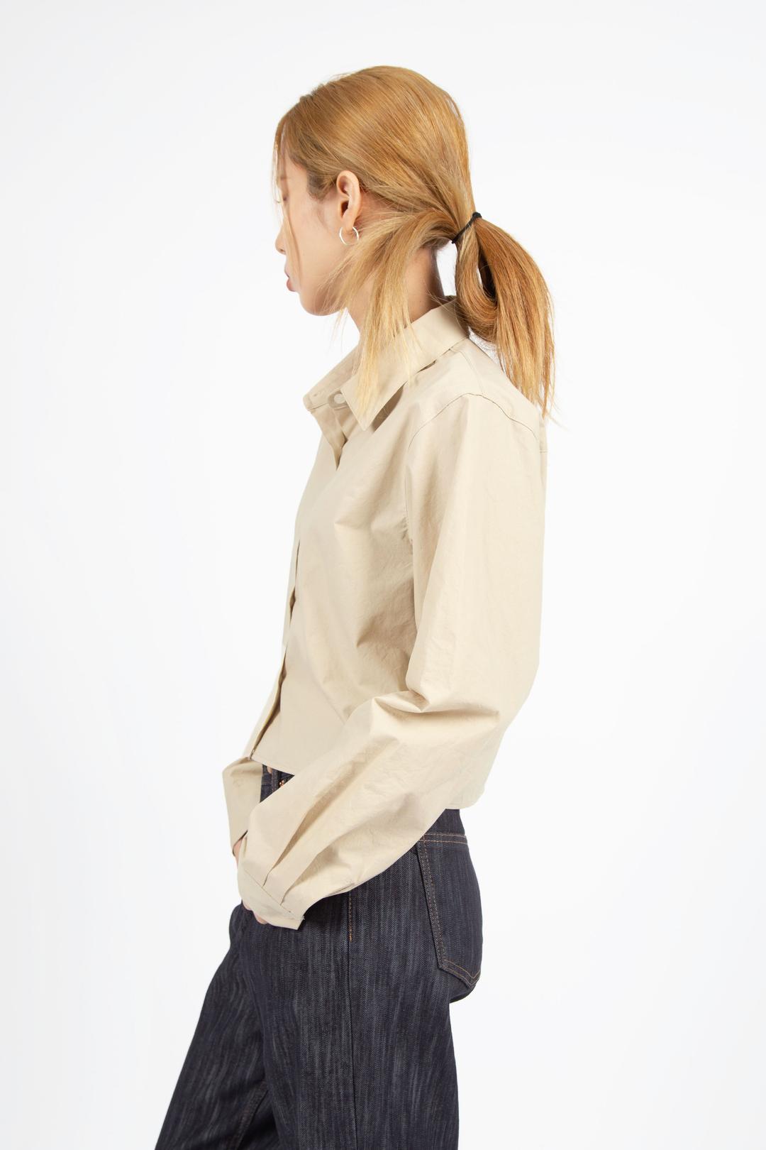 CROPPED COTTON SHIRTS