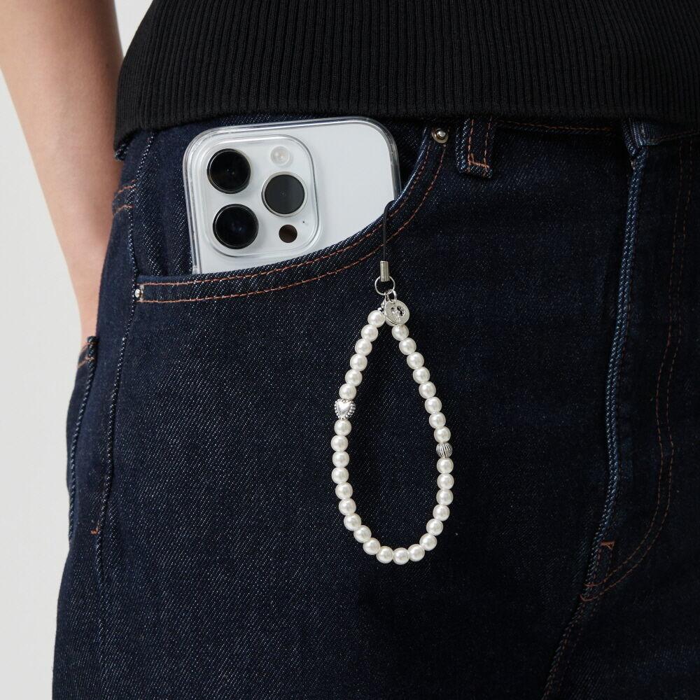 MINI LOVE PEARL 폰 스트랩 키링