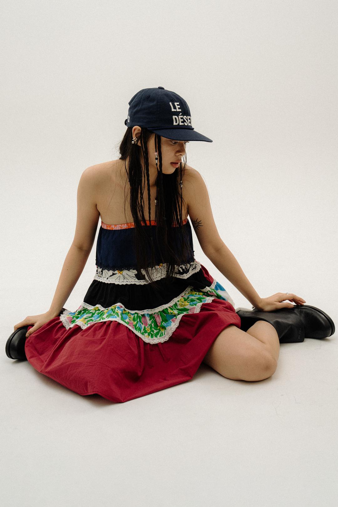 PATCHWORK TWO-WAY DRESS