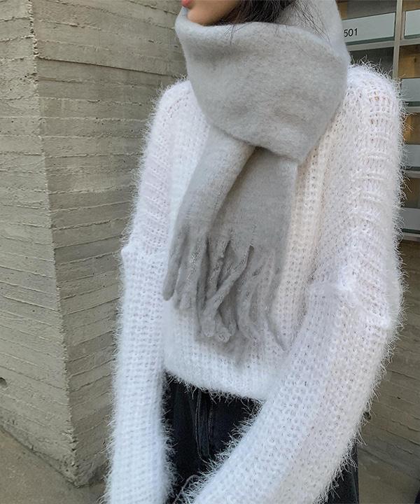 테스 도톰 머플러 (3color)