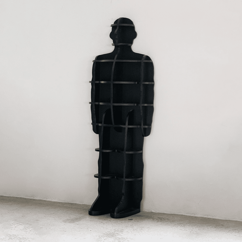 Fächermann Bookshelf by Ueli Berger and Susi Berger-Wyss