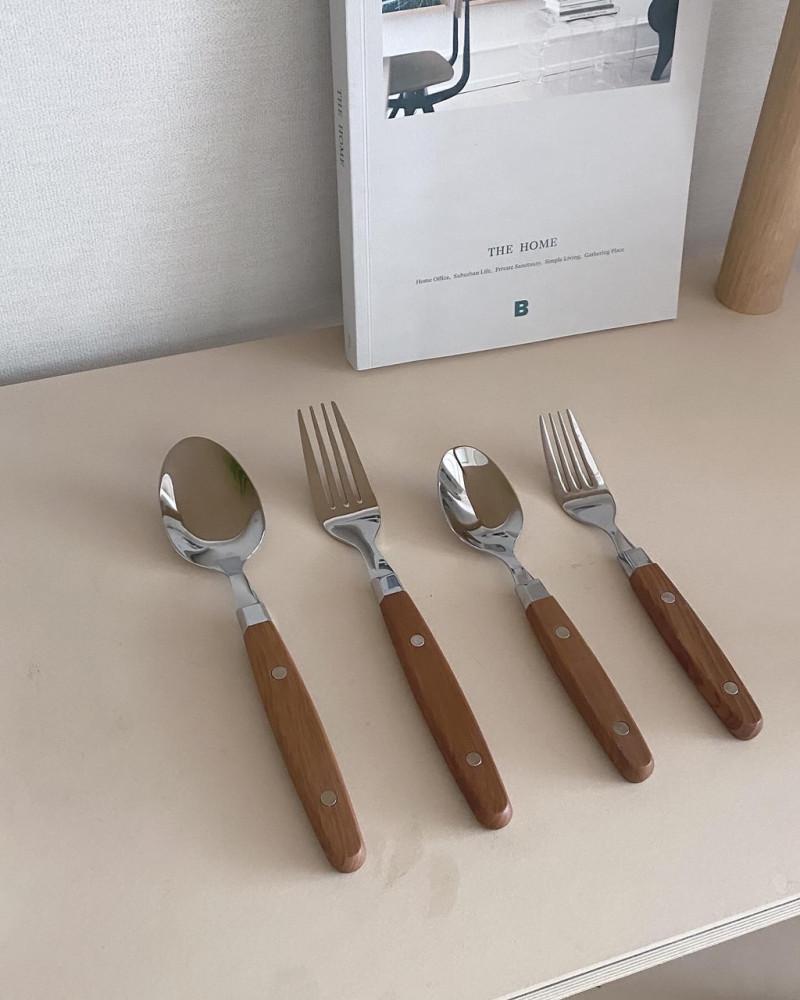 아노바 우드 커트러리 (디저트/ 디너)