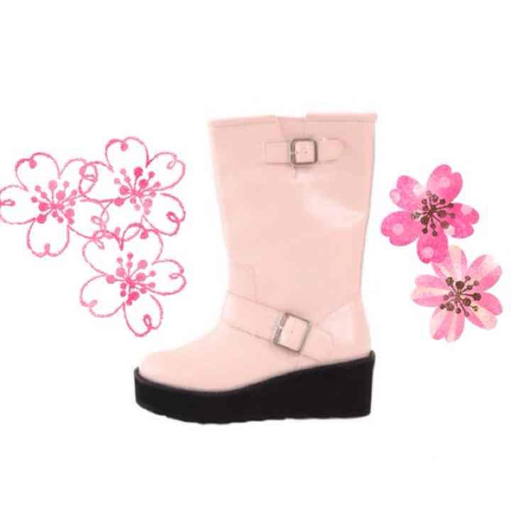 最終値下げ＊ＰＪ／プラットフォームエンジニアブーツ♪ピンクピーチジョン