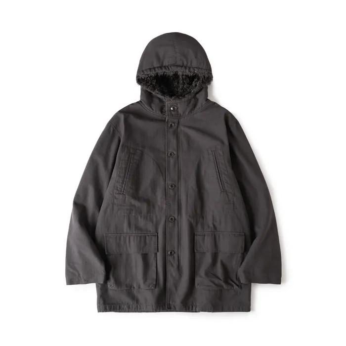 Hooded Mil Parka Charcoal