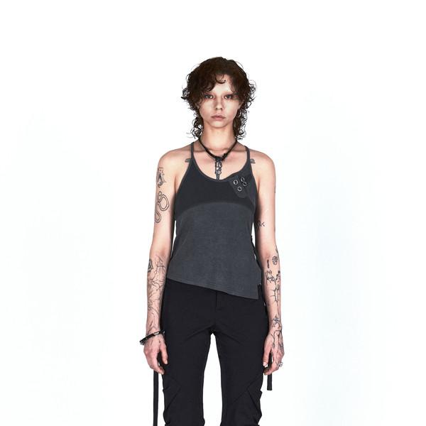 Button Strap Sleeveless