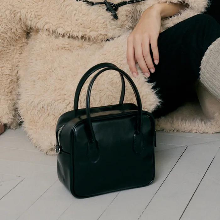 [9차 리오더] Square bento bag Black