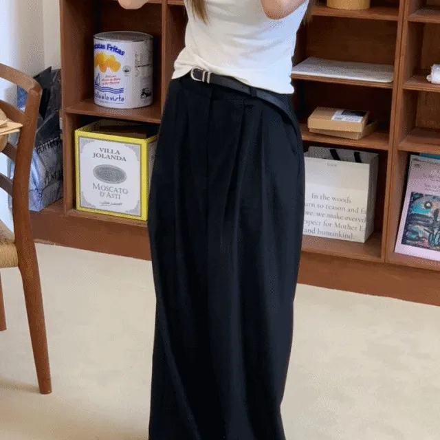 아워 슬랙스 블랙,골드브라운/s [슬랙스/하객룩/롱팬츠/오버핏/와이드핏/데일리/캐주얼/직장인]