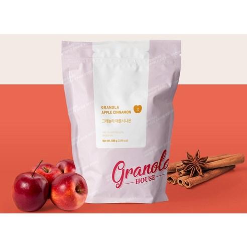 그래놀라하우스 리필용 그래놀라 애플시나몬, 500g, 1개