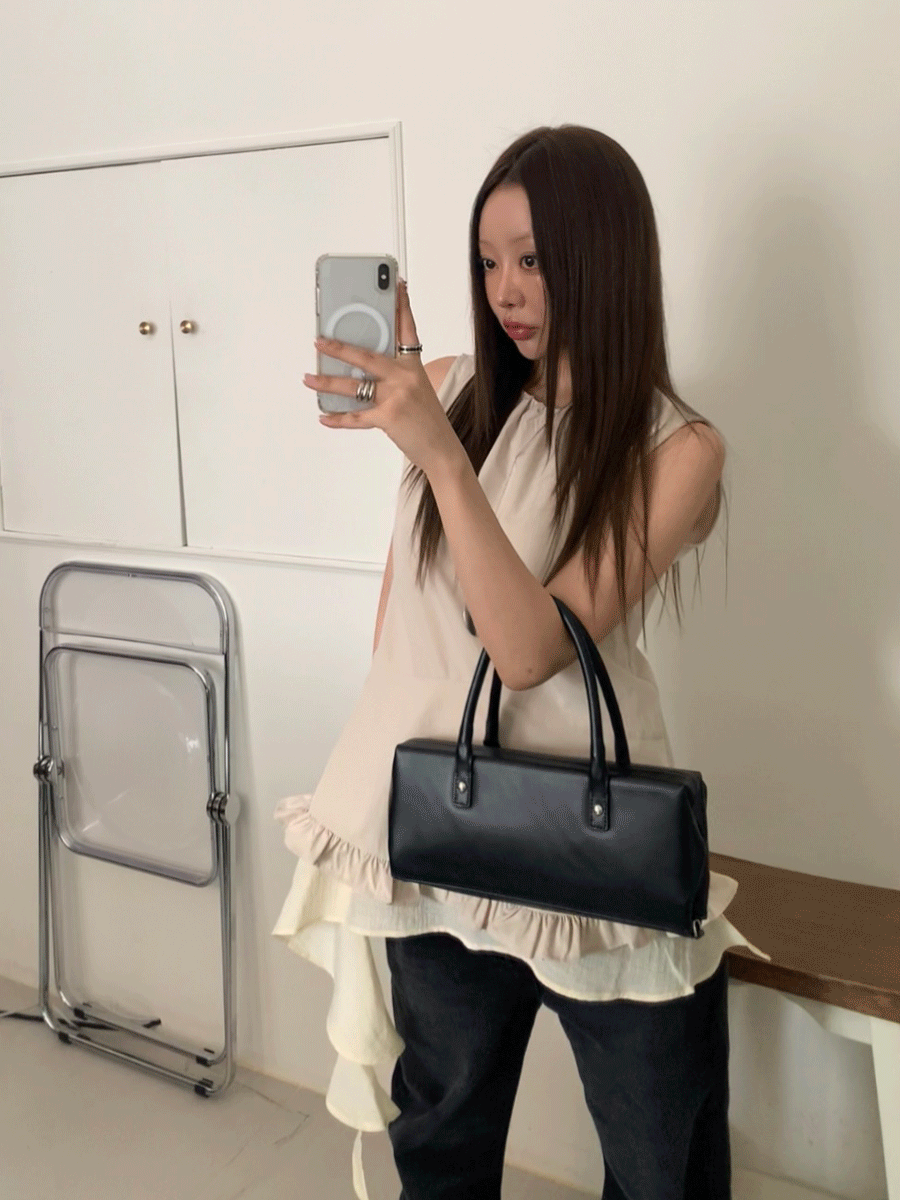 유연룸 메이 프릴 탑(2color)