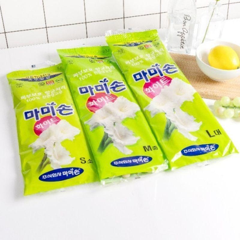 마미손 심플 미니 짧은 고무장갑 10입