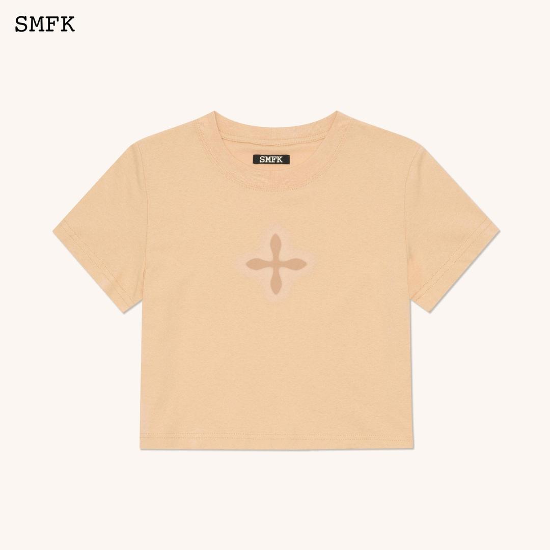 Compass Cross Slim-Fit Tee In Wheat - XS