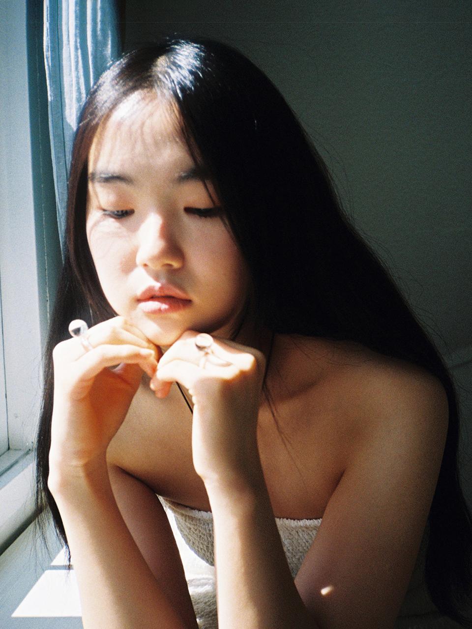 유리 사탕 반지 - 투명