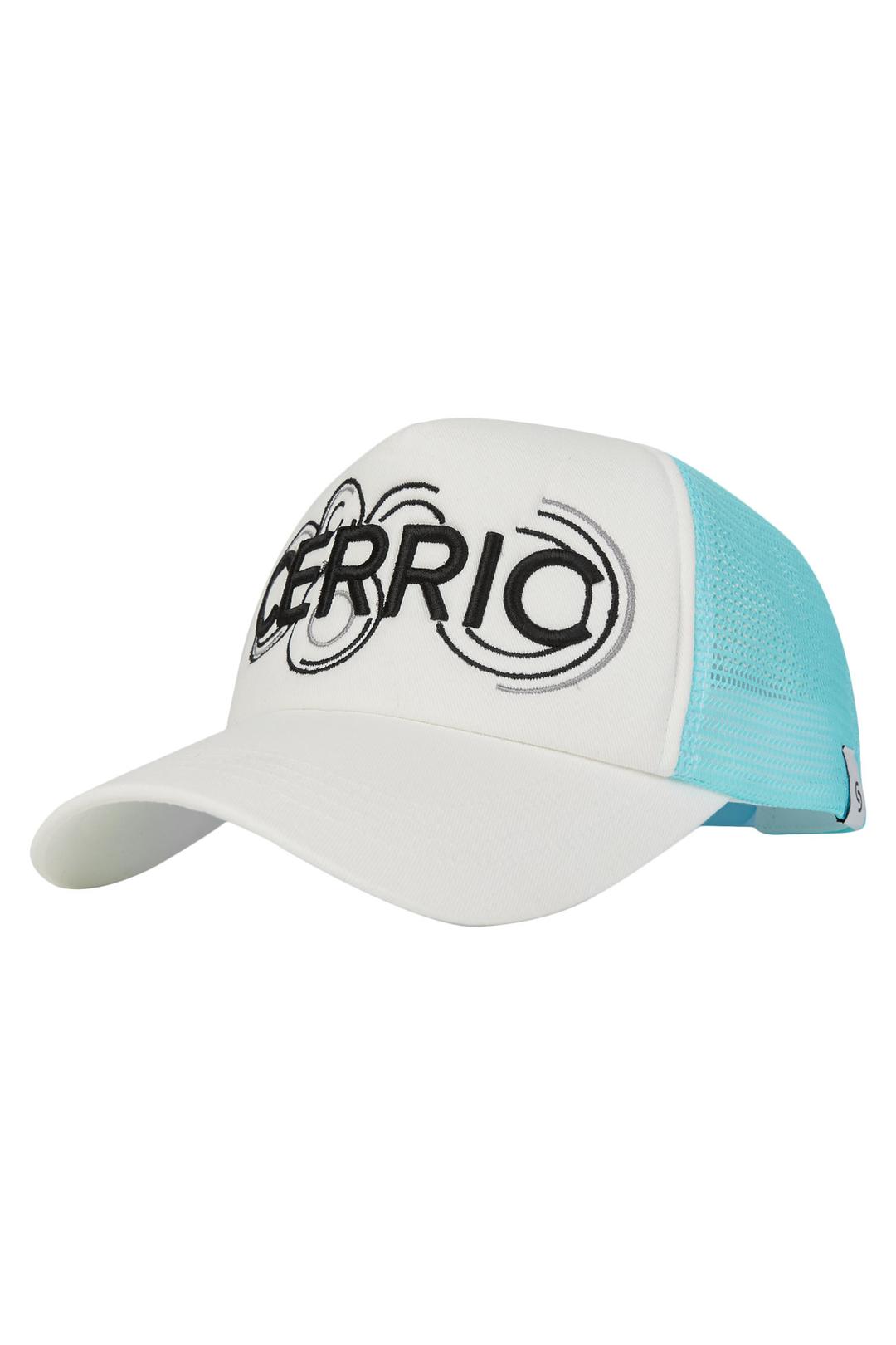 EMBROIDERY MESH CAP / WHITE