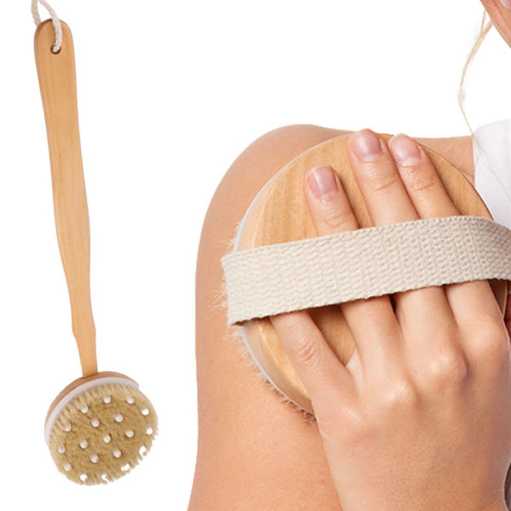 로에드 천연 돈모 분리형 바디브러쉬 샤워브러쉬 목욕솔