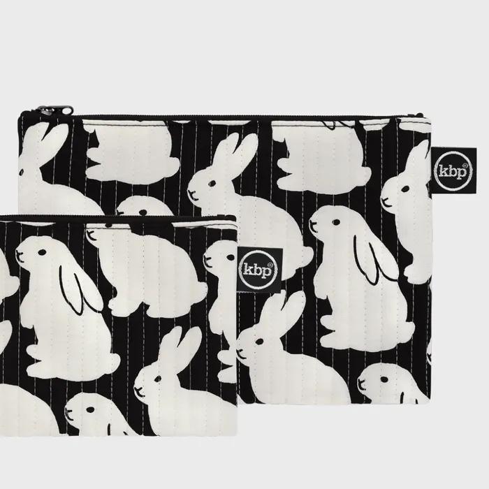 퀼팅 리틀 블랙 버니즈 파우치