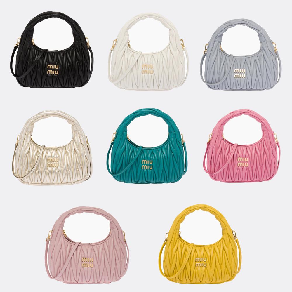 미우 완더 마테라쎄 나파 가죽 호보백 5BC125