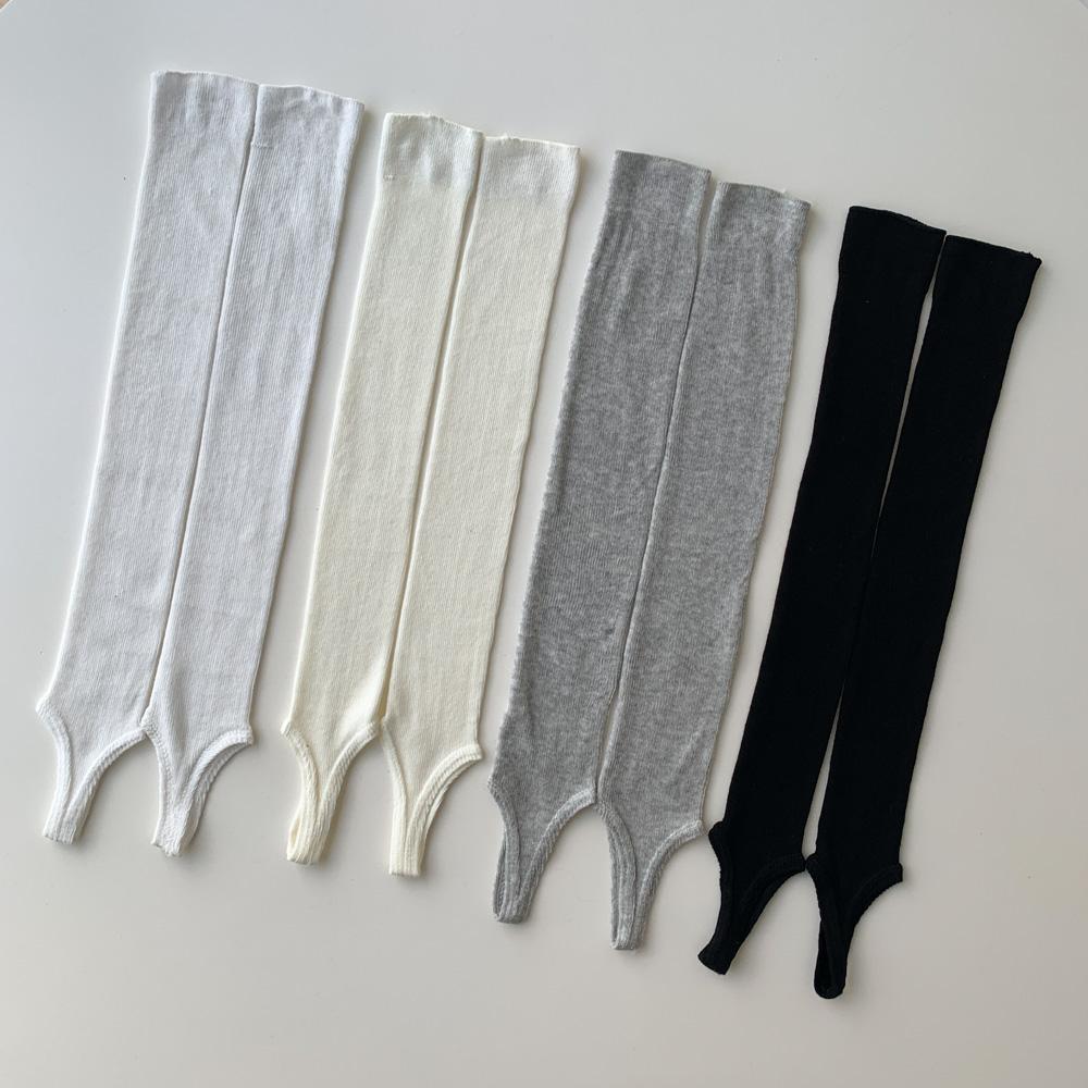 블루씨티 [봄양말/코디필수템] 코지 베이직 골지 고리 발토시 레그워머 4color