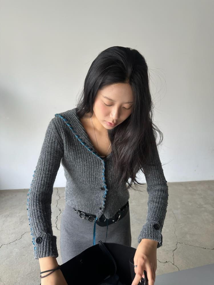 hasisi 트윈 니트 가디건