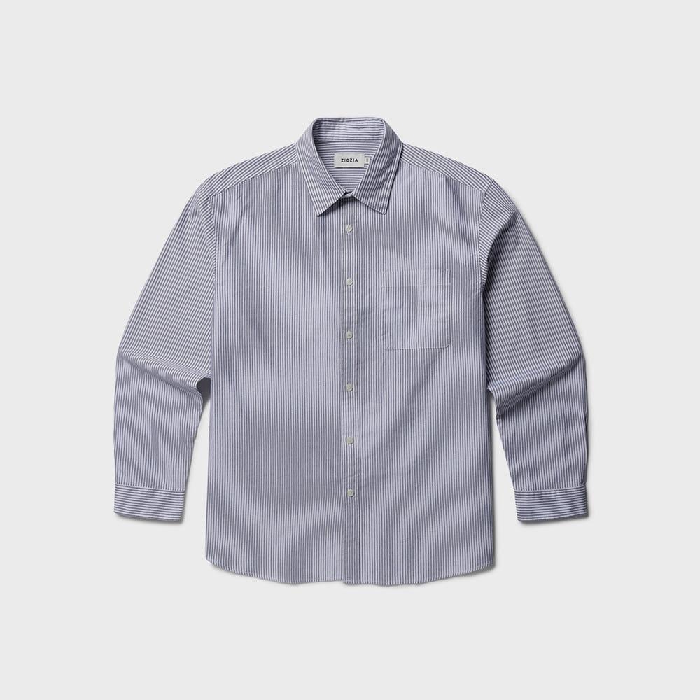 남성) 루즈핏 옥스포드 셔츠_ABE3WC1101